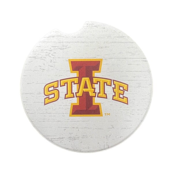 I-State White Car Coaster (2.5")